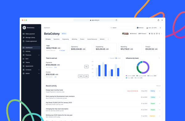Colony UI Updates: A More Intuitive Way to Manage Your Organisation